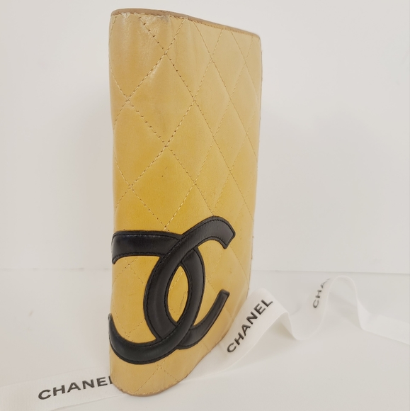 CHANEL Cambon Quilted Yen Light Brown Long Wallet - Picture 5 of 15